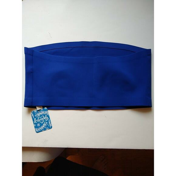 FREE PEOPLE Intimately Nina Bandeau Blue Flame FP2465875 Size XS - Picture 4 of 4